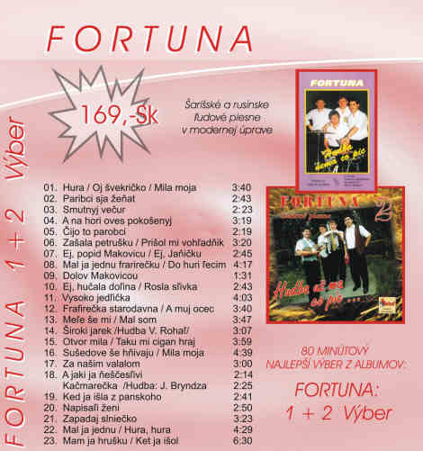 VR 120 Fortuna 1 + 2 výber - predaj na CD