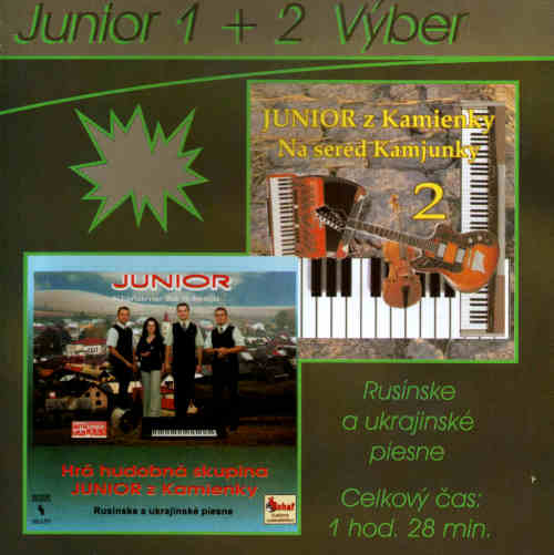 VR 141 Junior 1 + 2 Výber - rusínske ľudové a autorské piesne - predaj na CD
