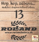 Rolland 13 - Hop, hop zábava - predaj len na USB VR 250 